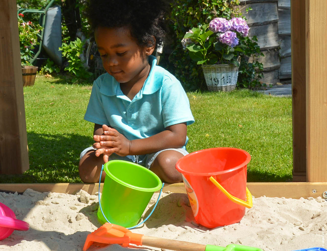 Jungle Casa | Wooden climbing frame with double swing